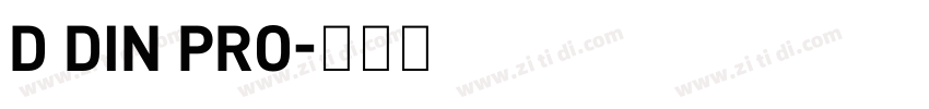 D DIN PRO字体转换